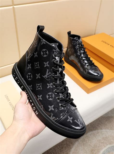 custom lv sneakers|Lv high top sneakers.